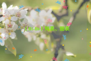 （H1-H6）列表、圖表