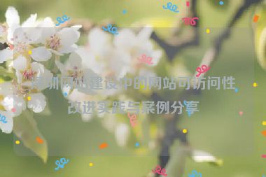 深圳網(wǎng)站建設(shè)中的網(wǎng)站可訪問性改進(jìn)實踐與案例分享
