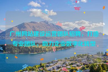 廣州網(wǎng)站建設(shè)運(yùn)營(yíng)團(tuán)隊(duì)招聘，打造專(zhuān)業(yè)團(tuán)隊(duì)，助力企業(yè)數(shù)字化轉(zhuǎn)型