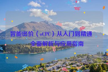 智能出價（oCPC）從入門到精通，全面解析與應(yīng)用指南