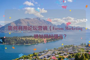 如何利用論壇營(yíng)銷（Forum Marketing）增加網(wǎng)站曝光？
