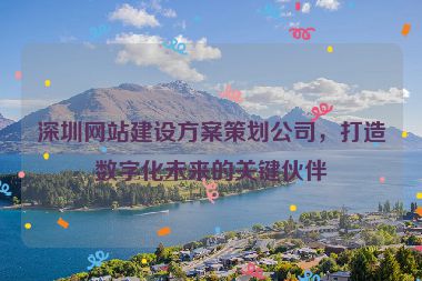 深圳網(wǎng)站建設(shè)方案策劃公司，打造數(shù)字化未來的關(guān)鍵伙伴