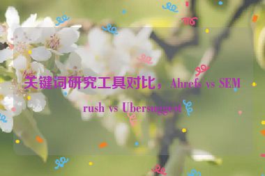 關(guān)鍵詞研究工具對比，Ahrefs vs SEMrush vs Ubersuggest