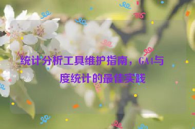 統(tǒng)計分析工具維護(hù)指南，GA4與百度統(tǒng)計的最佳實踐