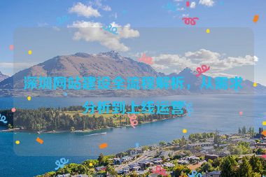 深圳網(wǎng)站建設(shè)全流程解析，從需求分析到上線運營