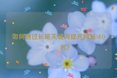 如何通過長尾關(guān)鍵詞提升網(wǎng)站SEO排名？
