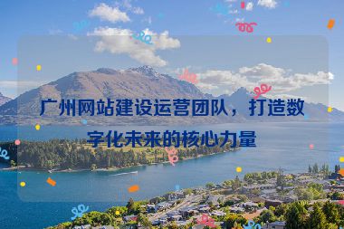 廣州網(wǎng)站建設(shè)運(yùn)營團(tuán)隊，打造數(shù)字化未來的核心力量