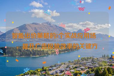 智能出價策略的5個實戰(zhàn)應(yīng)用場景，提升廣告投放效率的關(guān)鍵方法