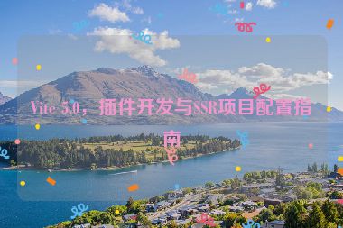 Vite 5.0，插件開發(fā)與SSR項目配置指南